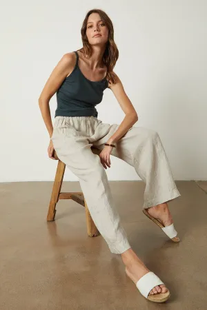 Velvet by Graham & Spencer Lola Pull On Linen Pants | Cobble